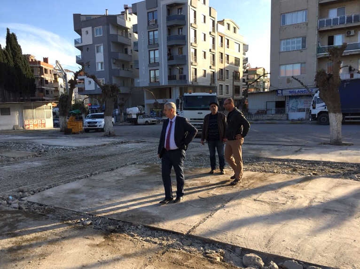 Söke\'de Cumartesi Pazaryeri Alanı Yenileniyor