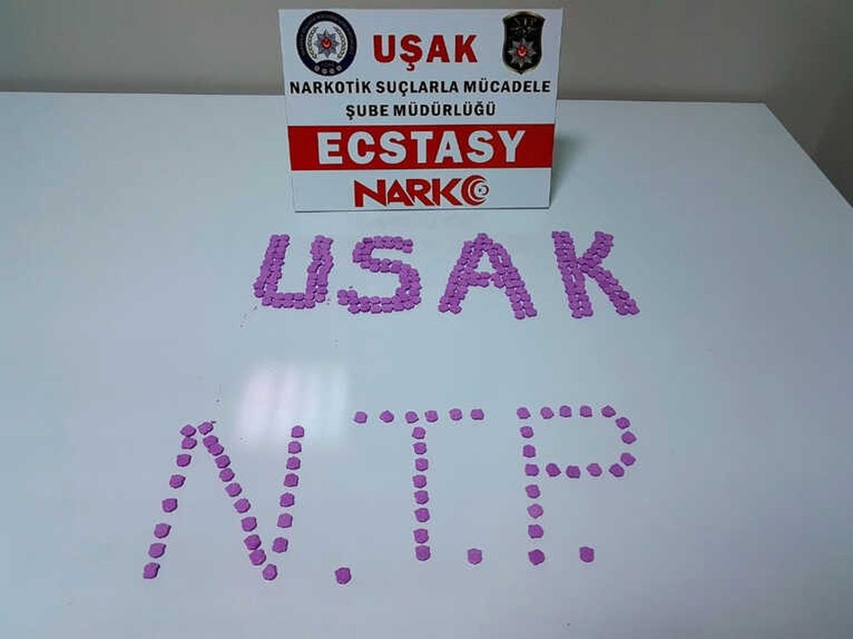 Uşak\'ta Çok Sayıda Uyuşturucu Hap Ele Geçirildi