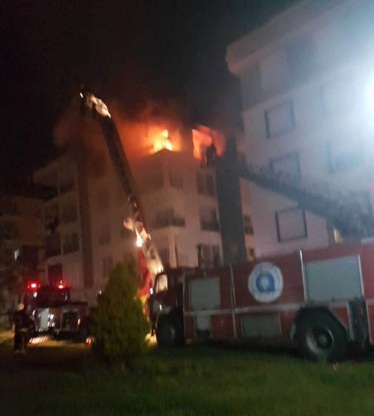 Antalya\'da Ev Yangını