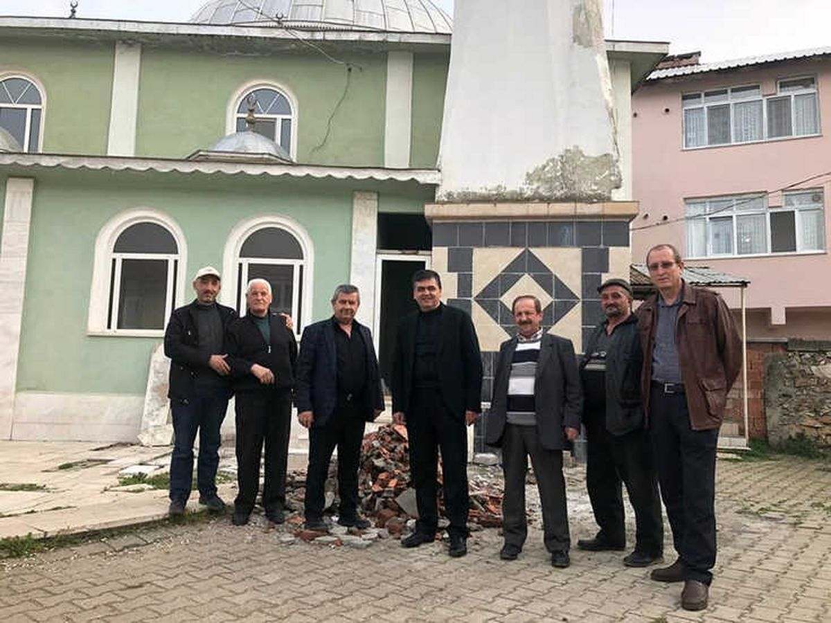 Başkan Yalçın, Camii Çalışmalarını Yerinde İnceledi