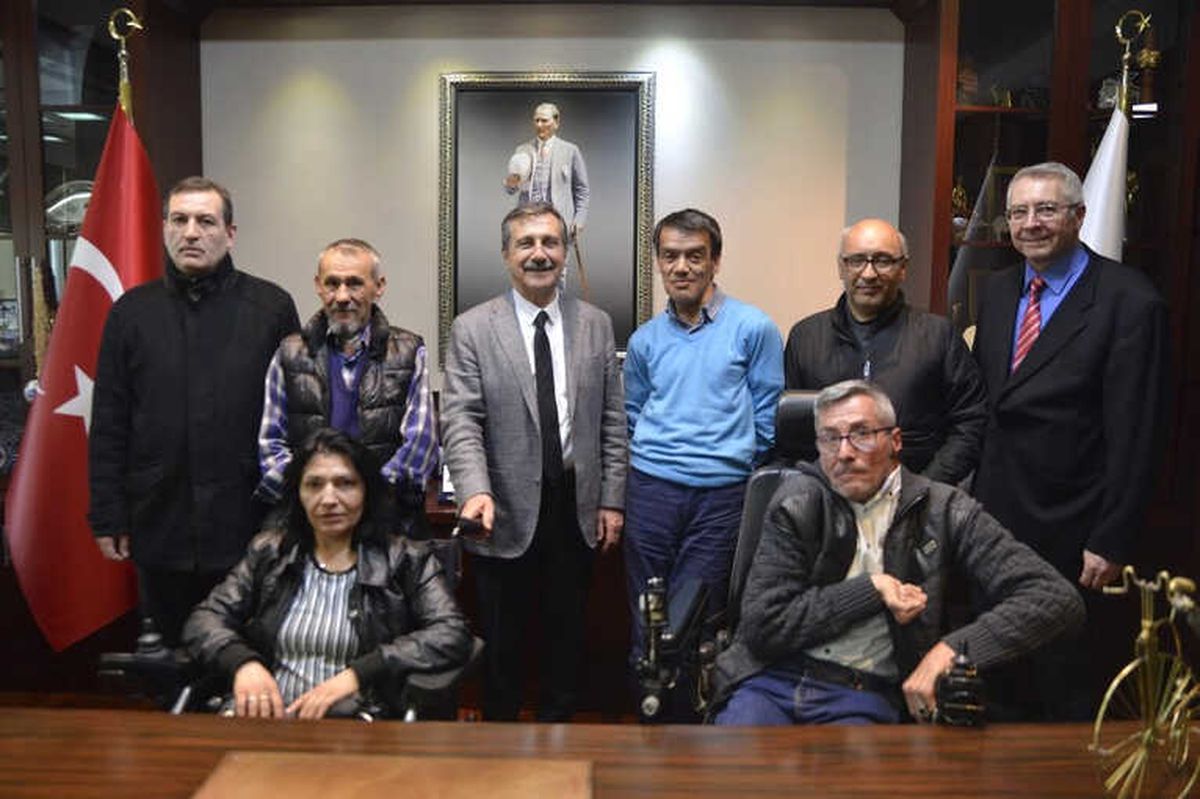 Bendensel Engelliler Derneği\'nden Başkan Ataç\'a Ziyaret