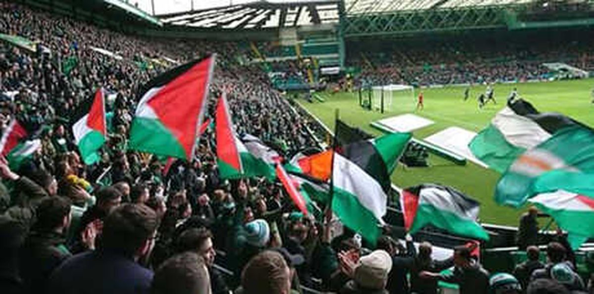 Celtic Taraftarlarından Filistin\'e Destek