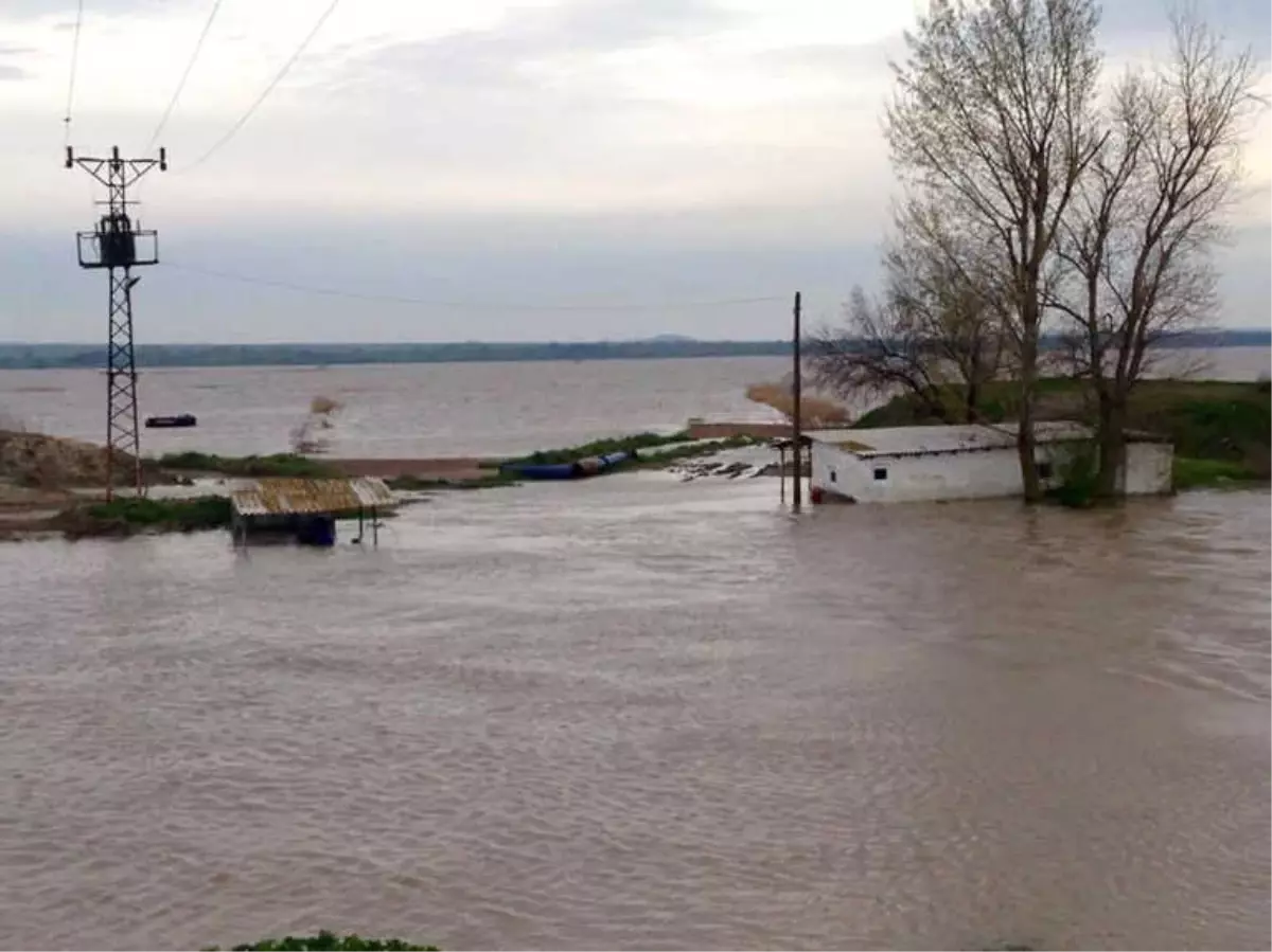 Ergene Nehri Taştı, 110 Bin Dönüm Tarım Arazisi Sular Altında Kaldı