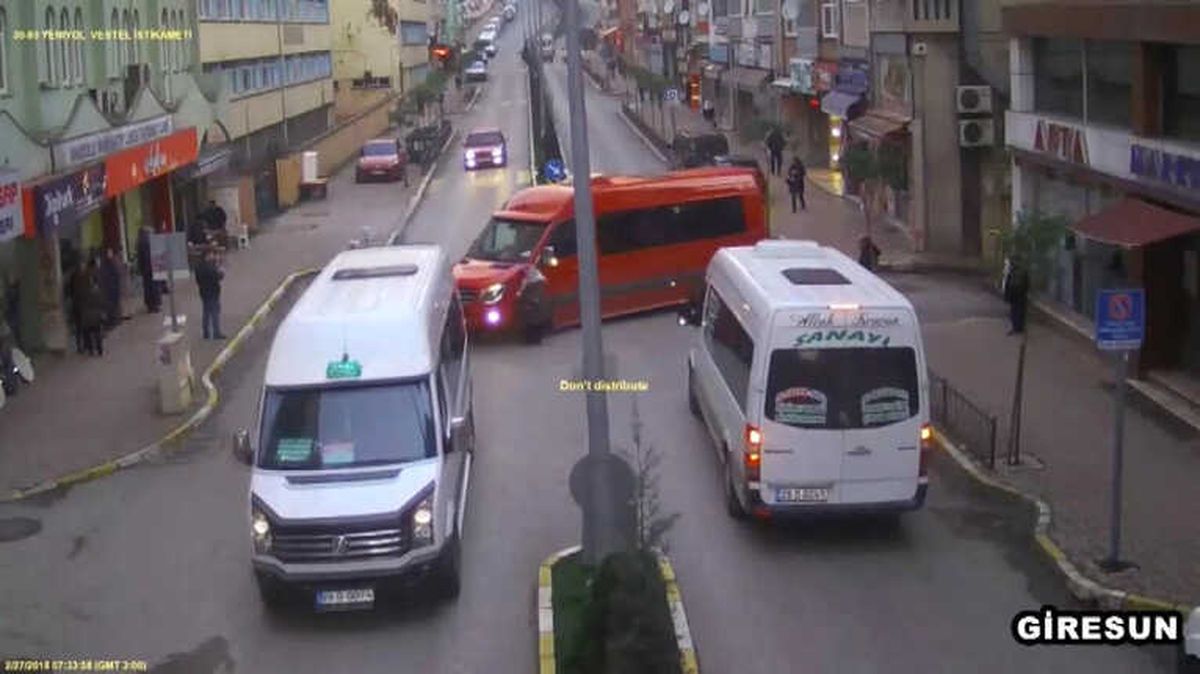 Giresun\'daki Kazalar Mobese\'lere Yansıdı