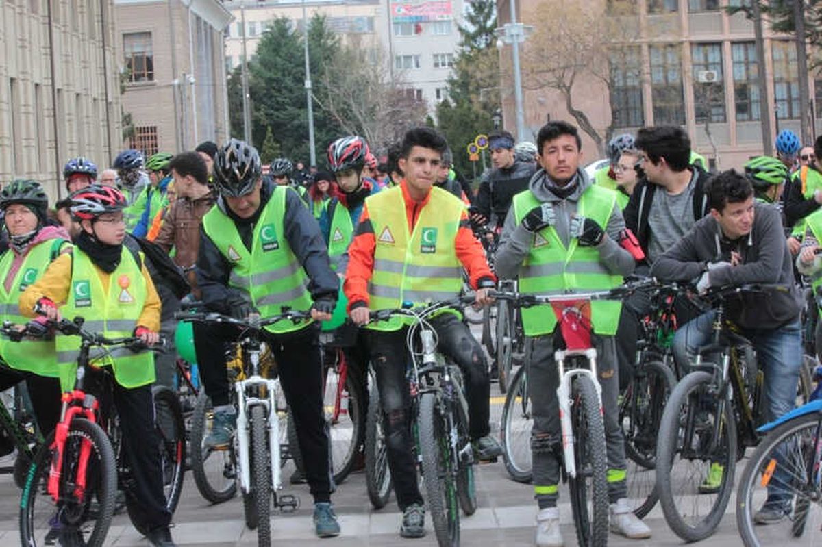 Sağlık İçin Pedal Çevirdiler