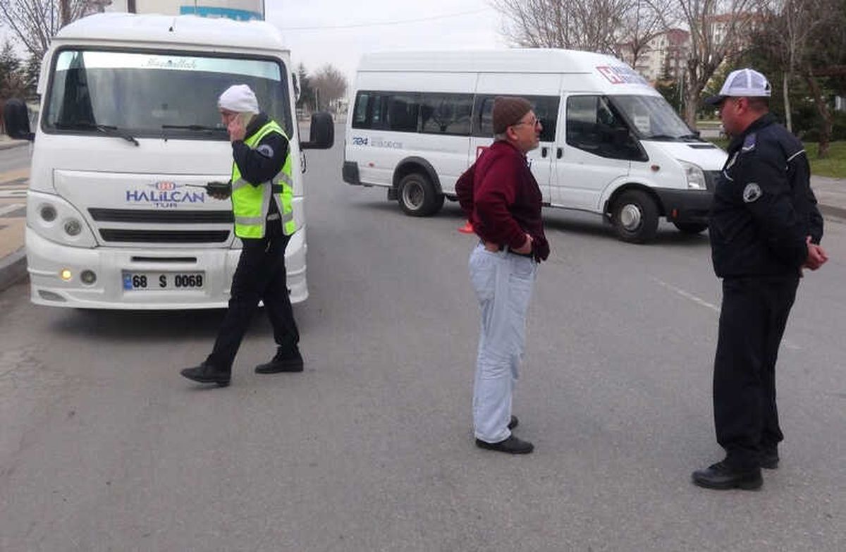 Aksaray\'da Toplu Taşıma Araçları Denetlendi