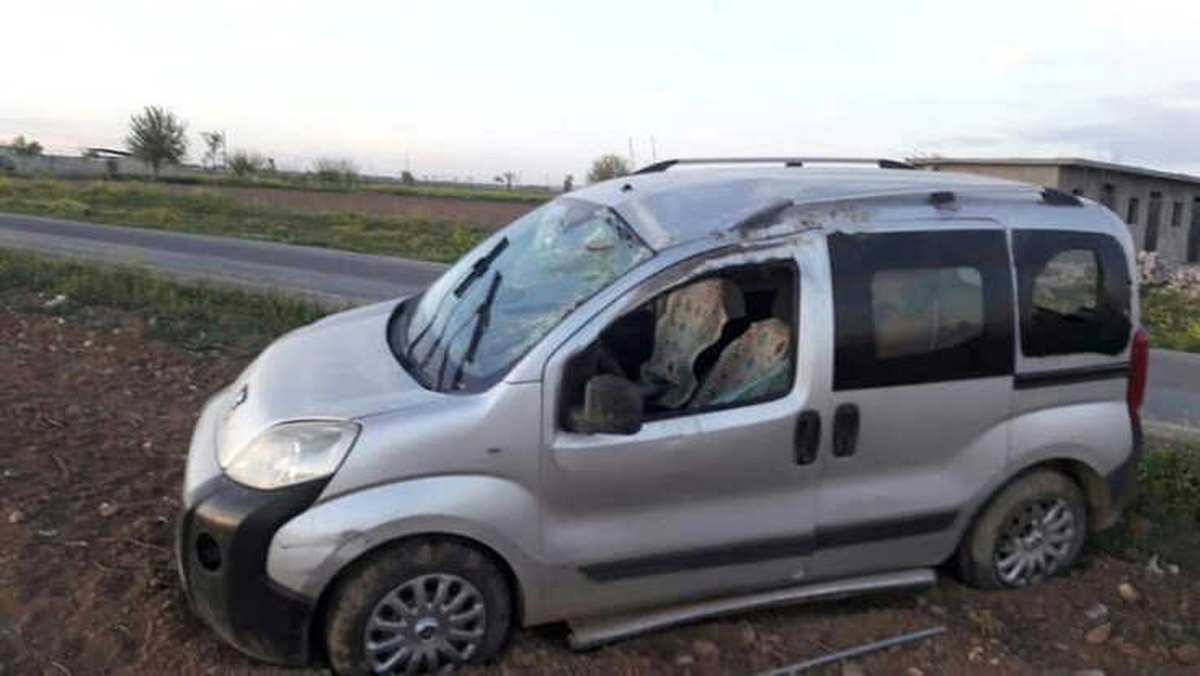 Ata Çarpmamak İsterken Şarampole Yuvarlandı