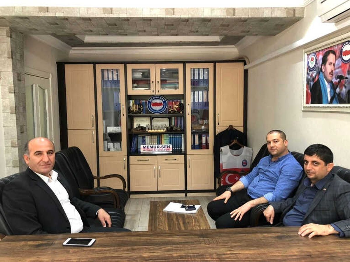 Başkan Aslan Eğitim Bir-Sen Yönetimiyle Bir Araya Geldi