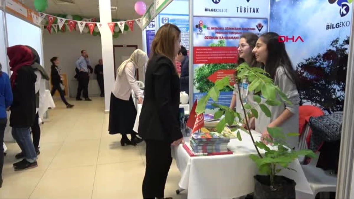 Erzurum Ortaokul Öğrencilerinden Tübitak İçin \'Ozon\' Projesi-Hd