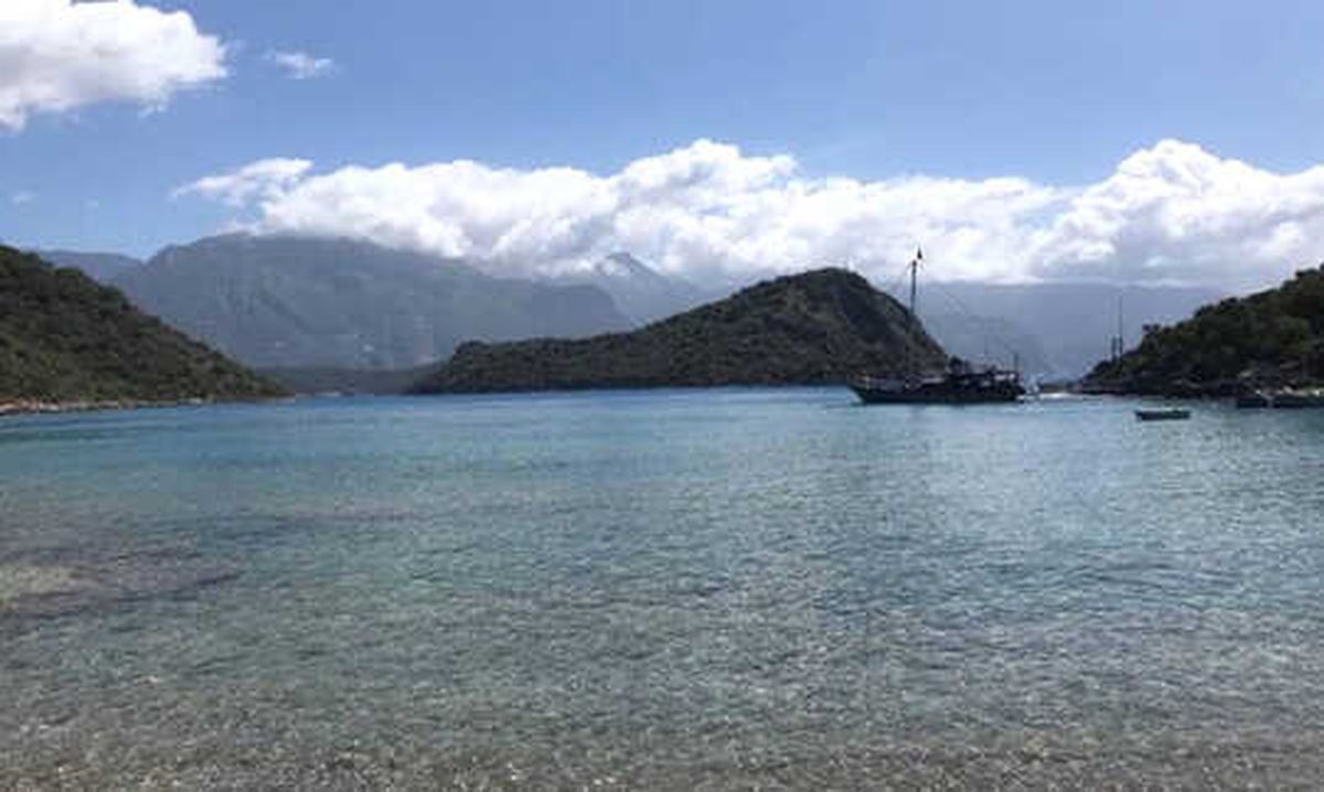 Fethiye\'de Dalış Teknesi Battı