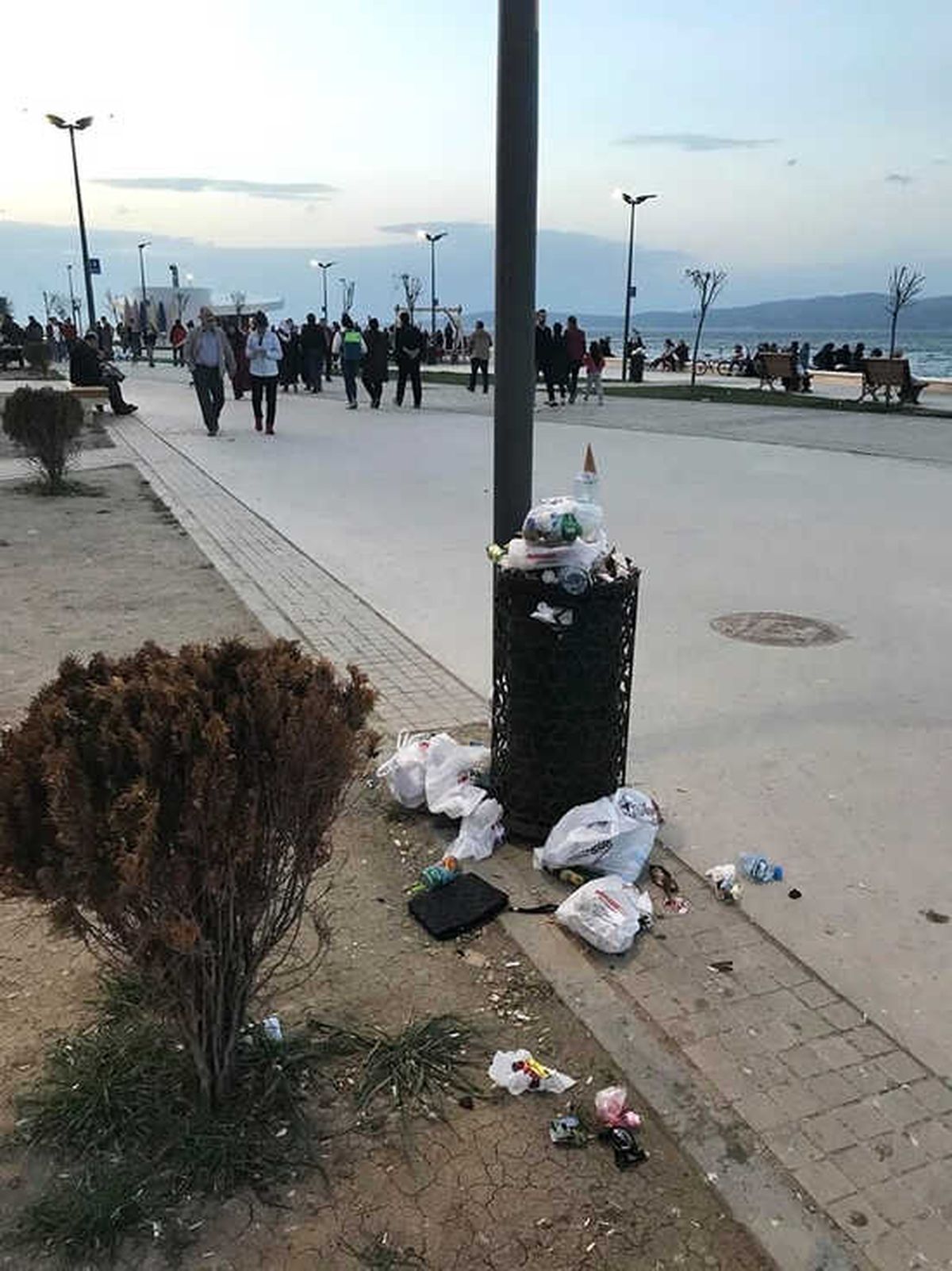 Mudanya Sahili Çöplüğe Döndü