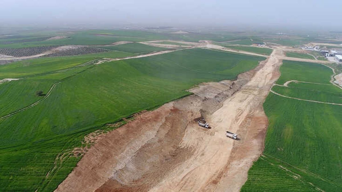 Salihli Osb 2.etapta Altyapı Çalışmaları Sürüyor
