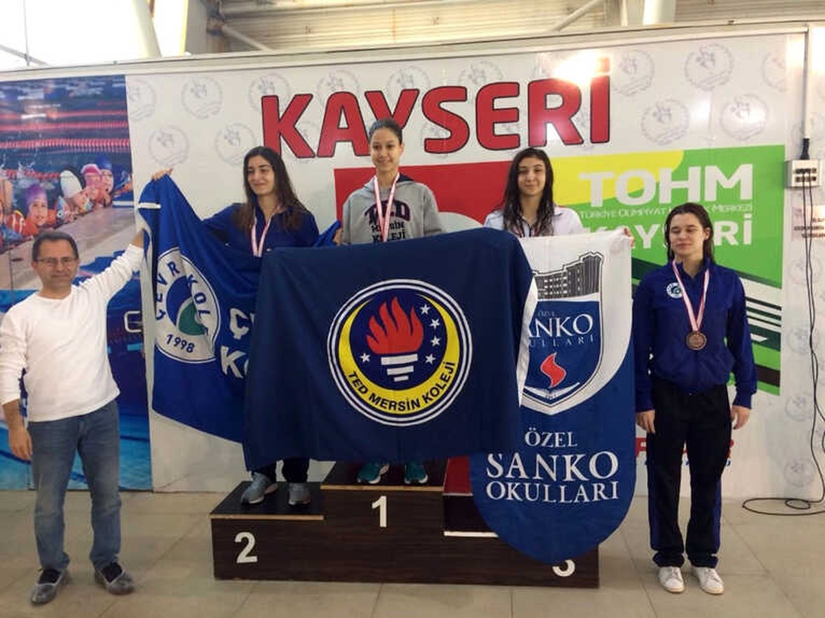 Sanko Okulları Yüzücüsü Deniz Ay Türkiye Üçüncüsü Oldu