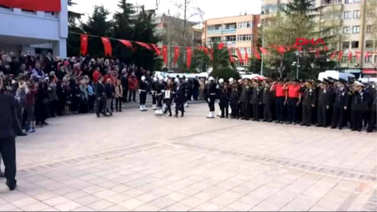 Trabzon\' da Derede Cenazesi Bulunan Şehit Polis Memuru Mehmet Ayan İçin Uğurlama Töreni Düzenlendi