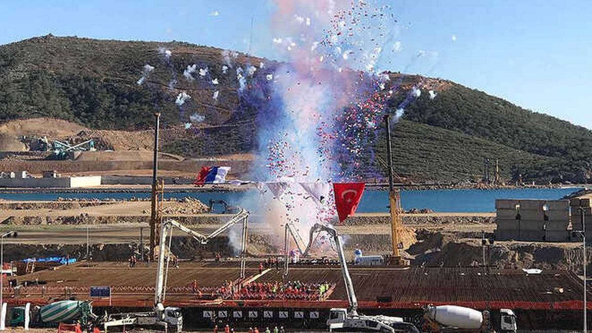 Akkuyu Nükleer Güç Santrali\'nin Temeli Atıldı