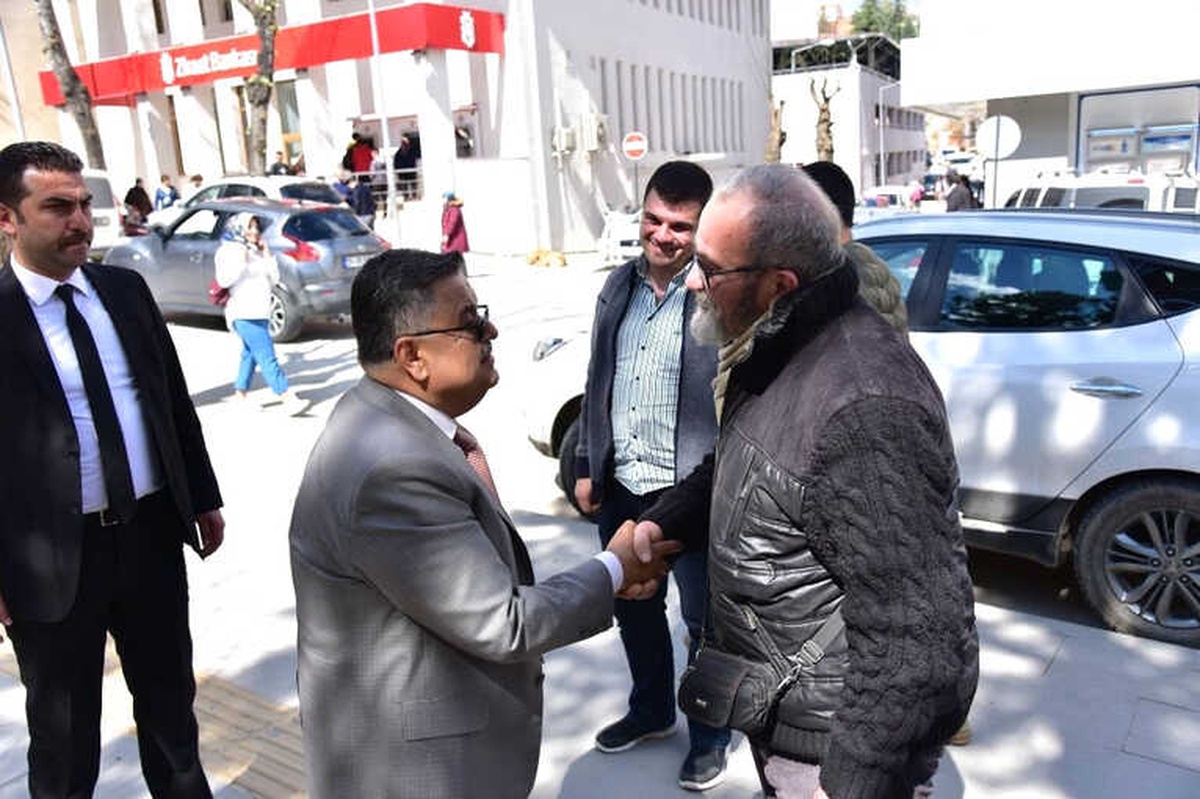 Başkan Yağcı, Esnaf ve Vatandaşları Ziyaret Etti