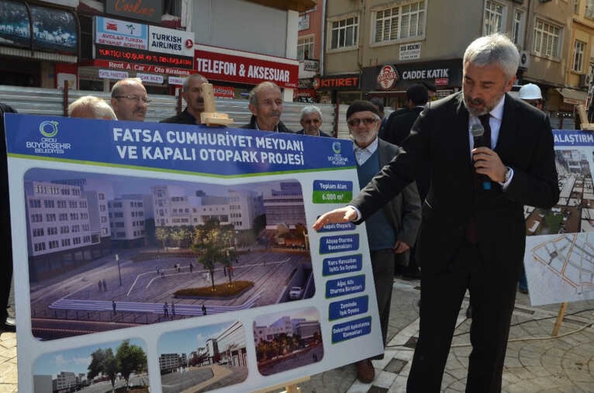 Başkan Yılmaz Fatsa\'da Projeleri Anlattı