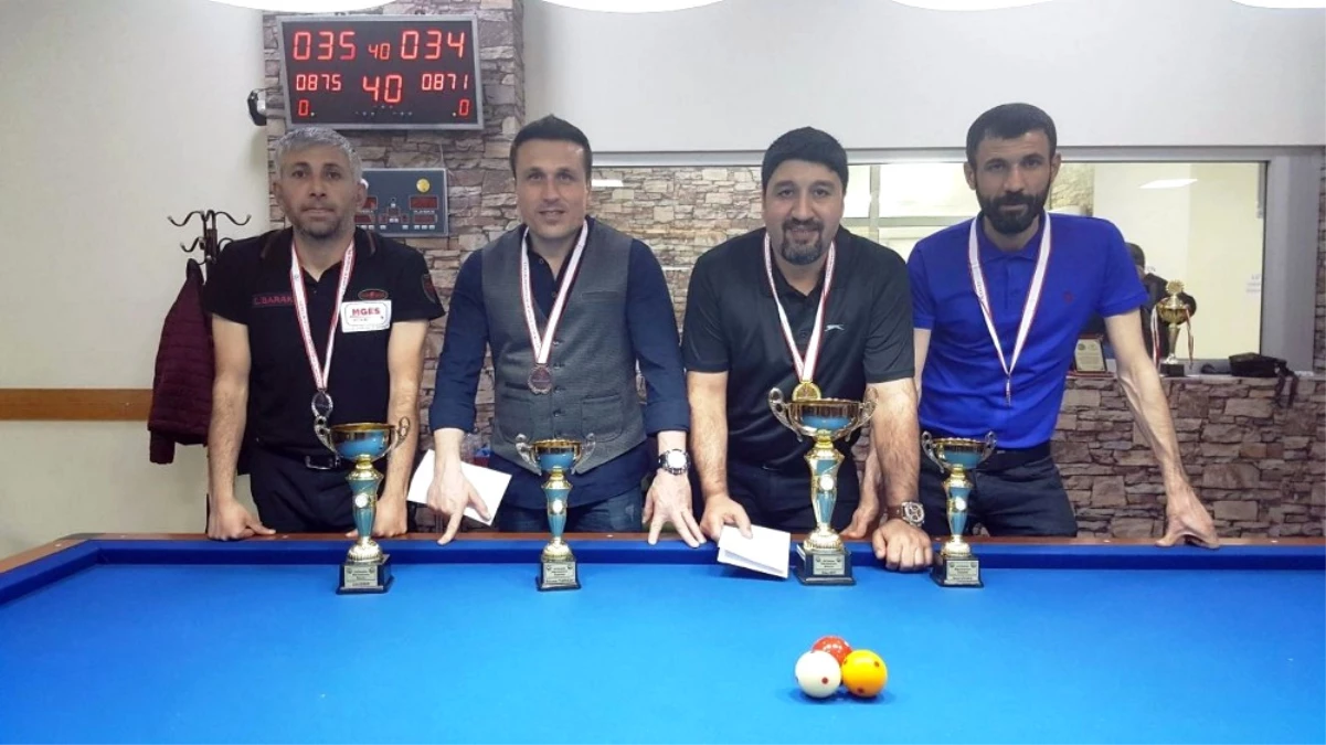 Diyarbakır\'da Bilardo Şampiyonası Sona Erdi