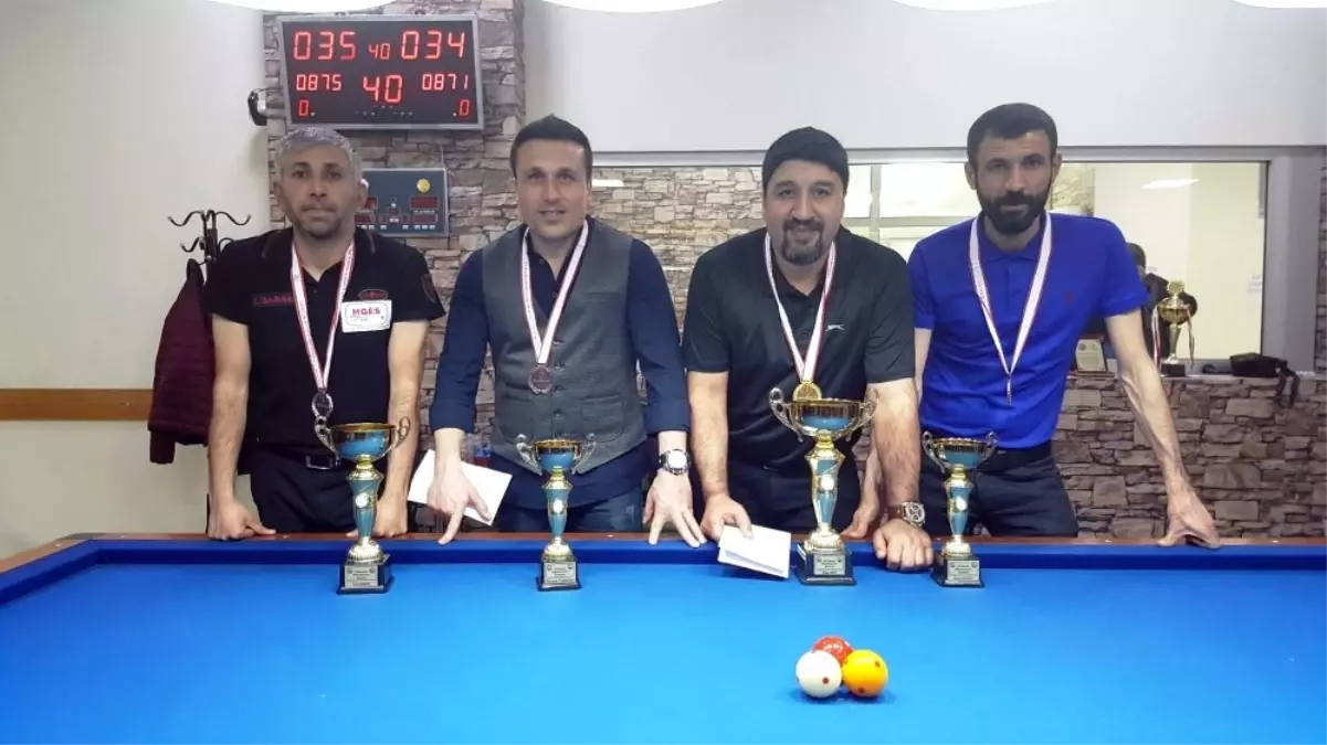 Diyarbakır\'da Bilardo Şampiyonası Sona Erdi