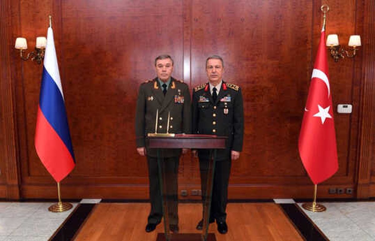 Genelkurmay Başkanı Akar, Rus Mevkidaşıyla Görüştü