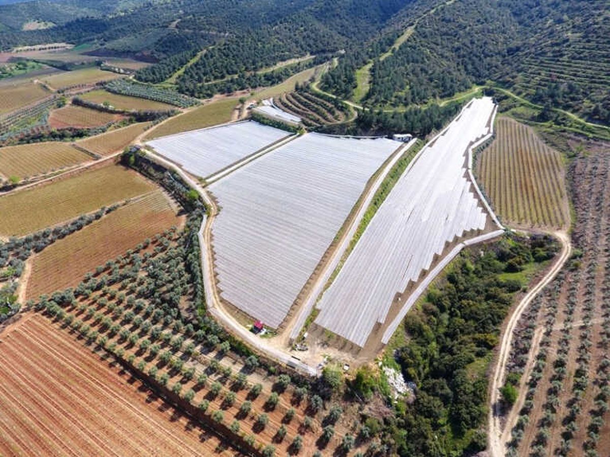 Manisa\'da Doluya Karşı Bağların Üzerine File Kuruluyor