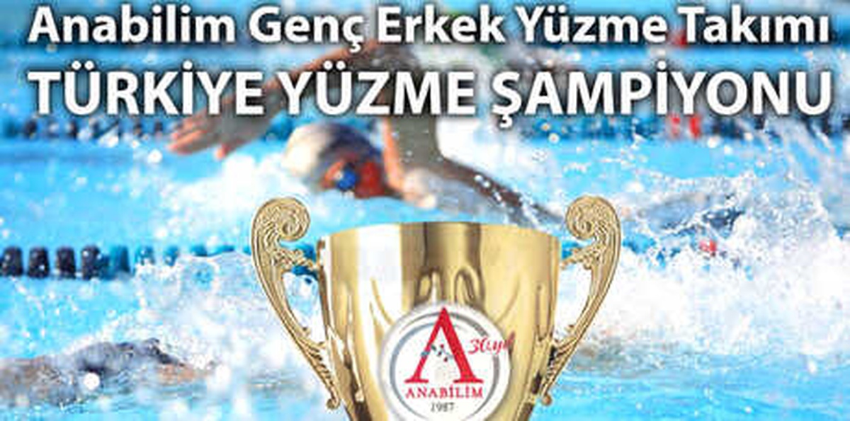 Anabilim Genç Erkek Yüzme Takımı, 13. Kez Şampiyon!