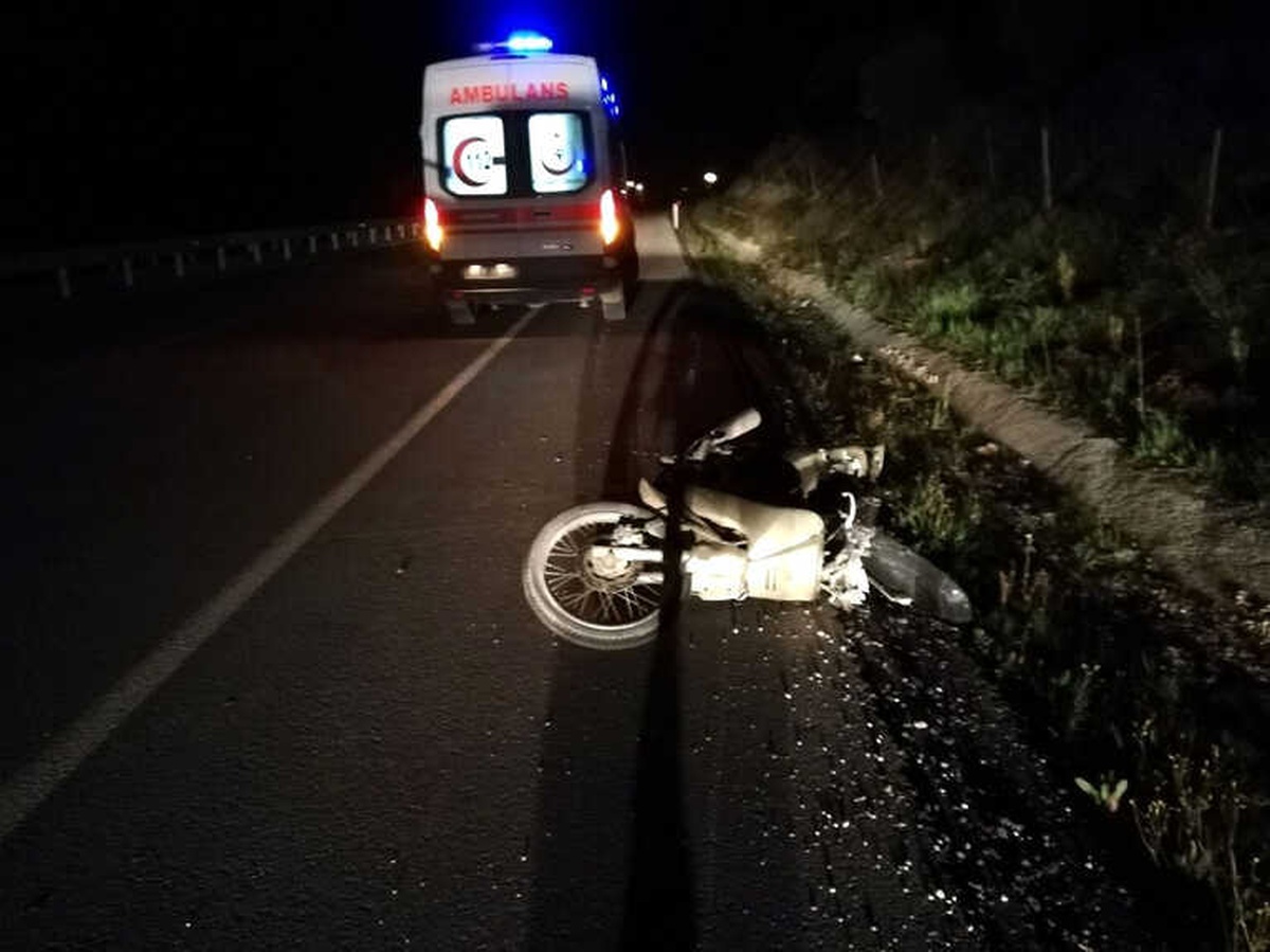 Bariyere Çarpan Motosikletin Sürücüsü Hayatını Kaybetti