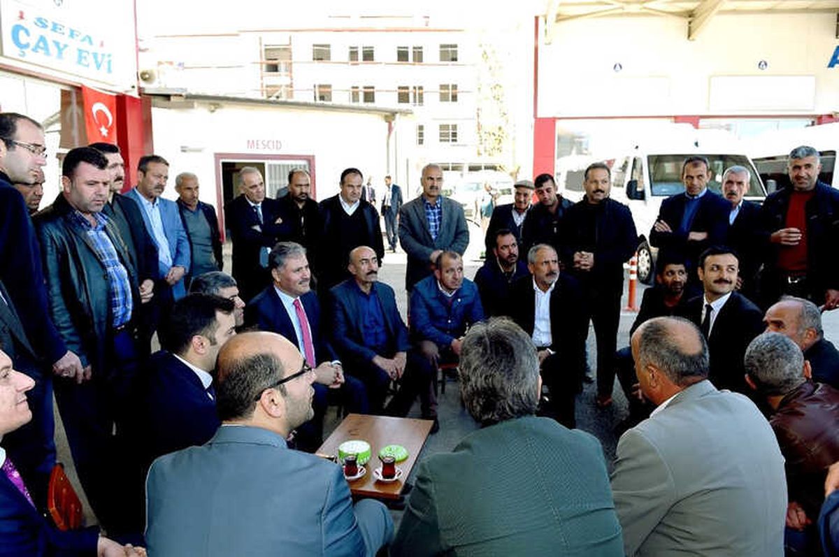 Başkan Çakır\' Minibüsçüler Odasını Ziyaret Etti