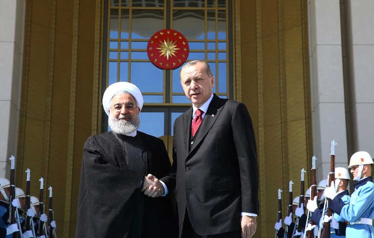 Cumhurbaşkanı Erdoğan, İran Cumhurbaşkanı Ruhani\'yi Külliyede Karşıladı