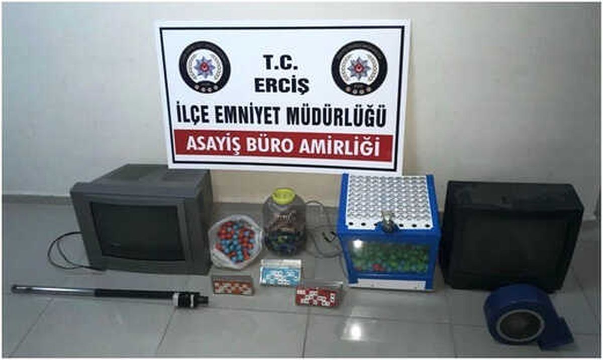 Erciş\'te Yasadışı Bahis Operasyonu