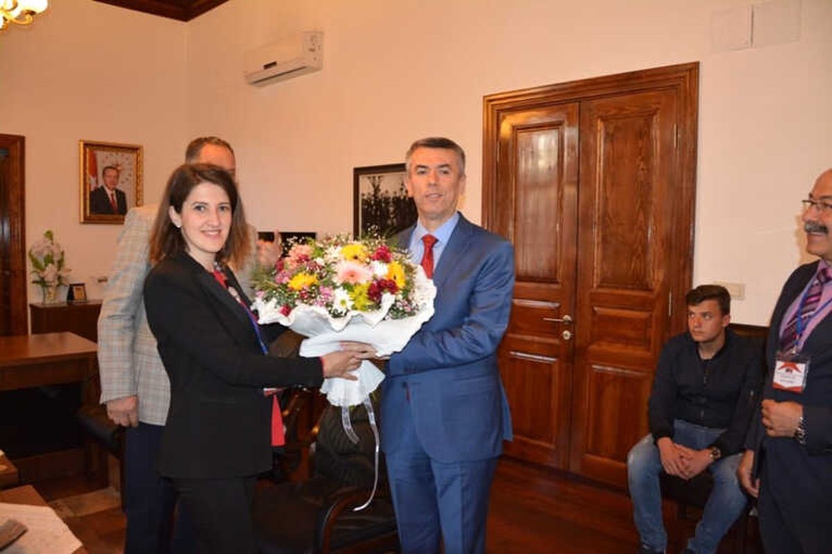 Kardeş Okul Projesi Kapsamında Kosova\'dan Kaymakam Sırmalı\'ya Ziyaret