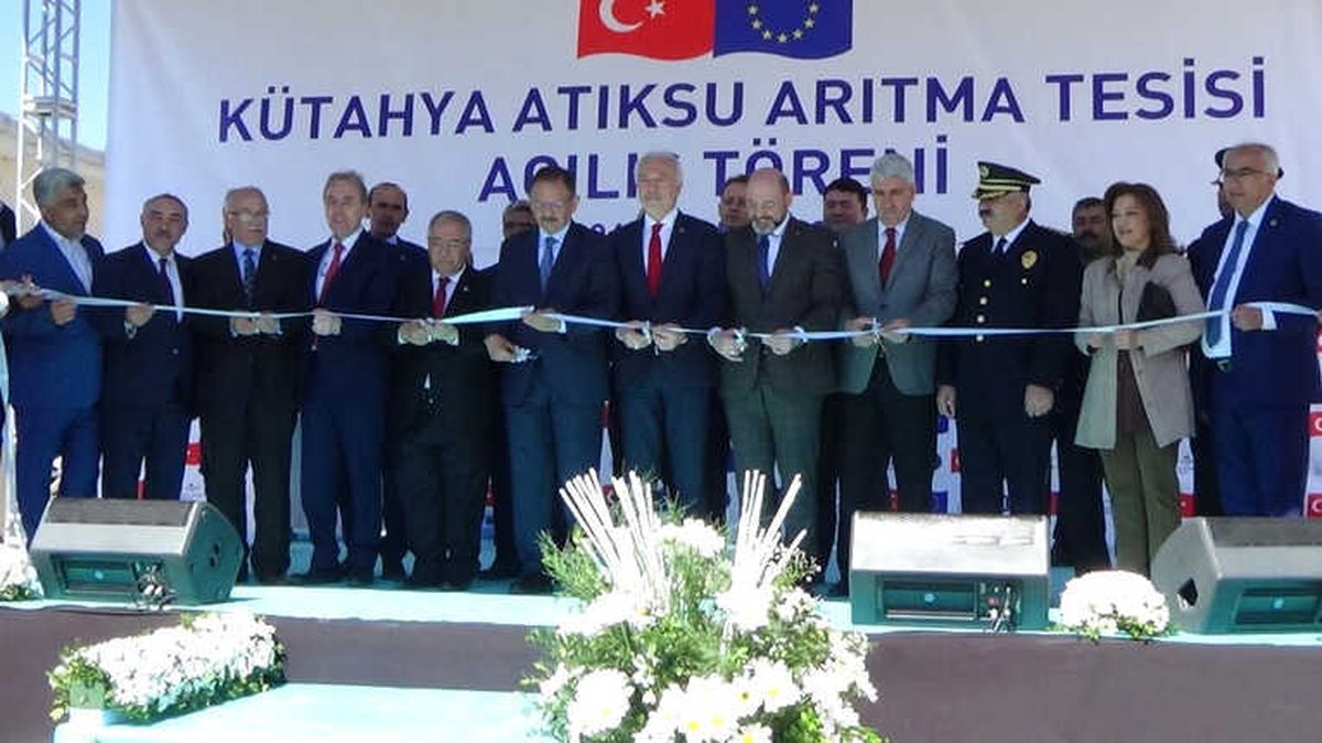 Kütahya Belediyesi\'nin 18 Milyon Euro\'luk Atıksu Arıtma Tesisi\'ni Bakan Özhaseki Açtı