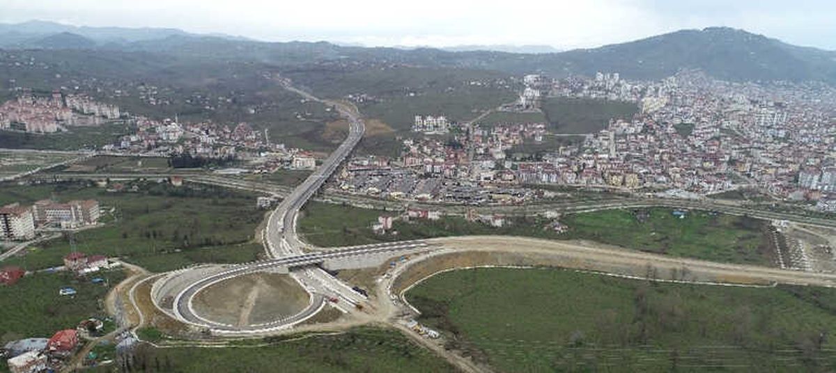 Ordu\'da Ulaştırma Yatırımları Devam Ediyor