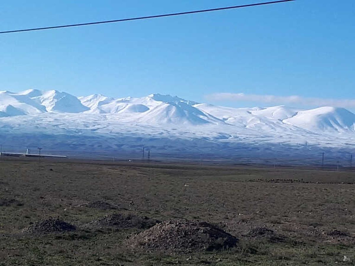 Tekelti Dağı\'na Kar Yağdı