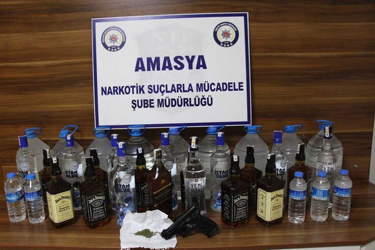 Amasya\'da Uyuşturucu Operasyonunda 3 Tutuklama
