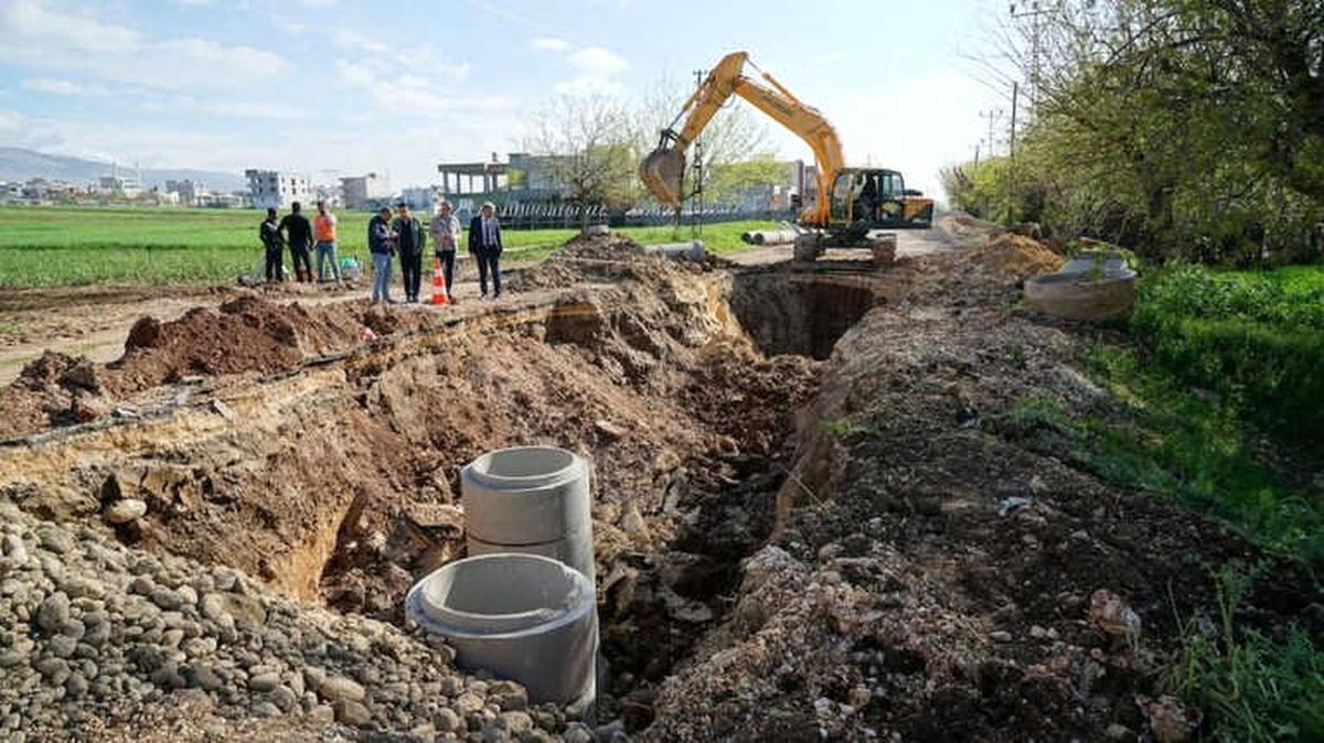 Dede Yolunda Altyapı Çalışması Yapılıyor