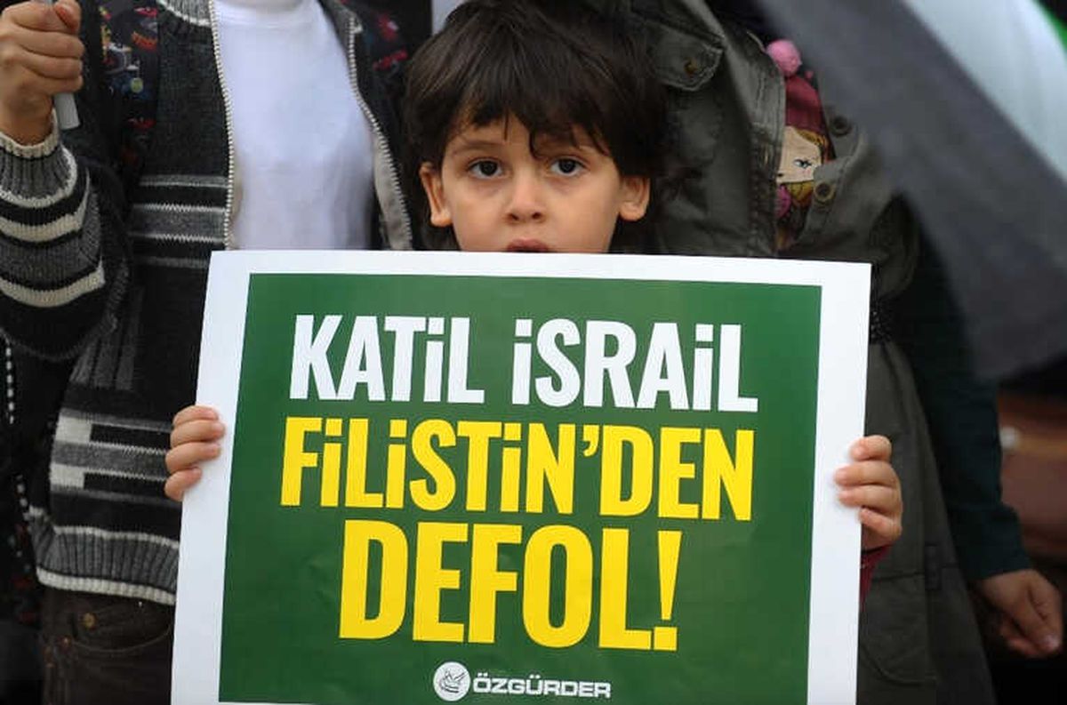 Filistin\'deki Saldırı Bursa\'da Protesto Edildi