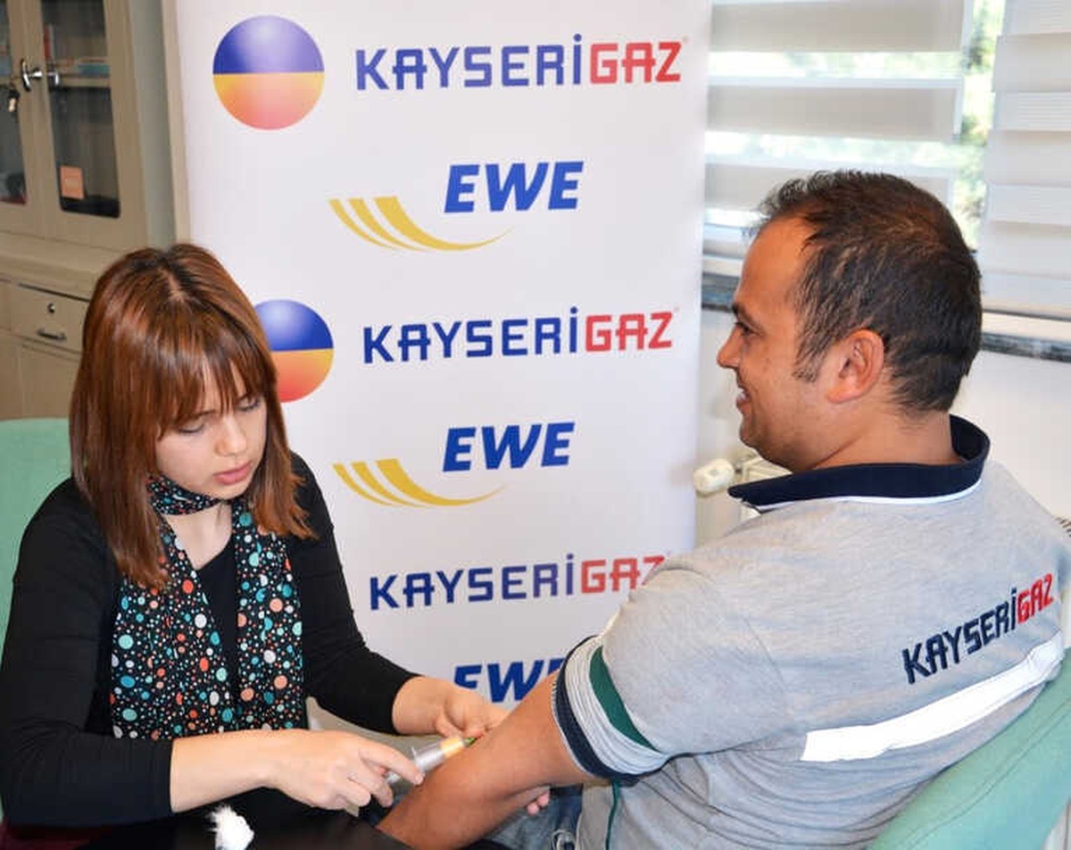 Kaysergaz\'dan Çalışanlarına Sağlık Kontrolü