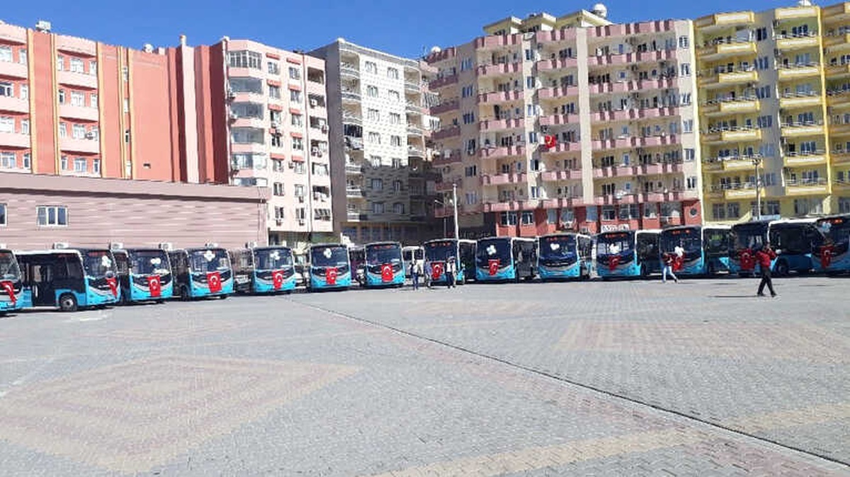 Kızıltepe Ulaşımı İçin 48 Yeni Araç Hizmete Girdi