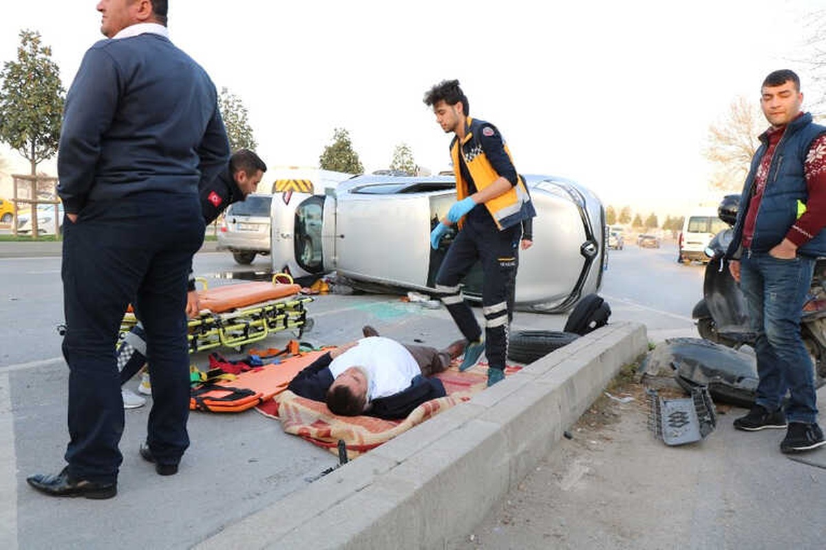 Maltepe\'de Trafik Kazası: 1 Yaralı