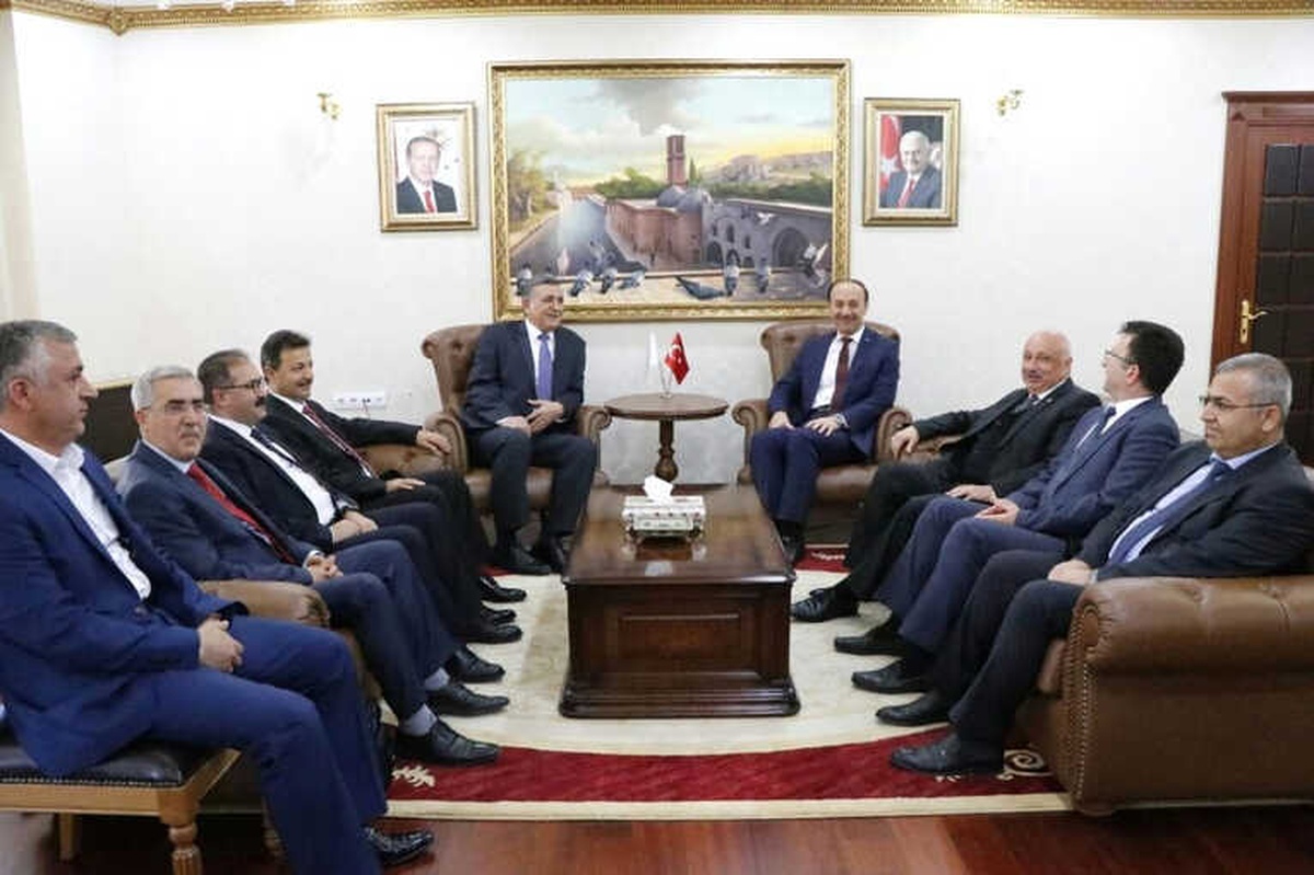 Şanlıurfa\'ya Gelen Rektörler Vali Erin\'le Buluştu