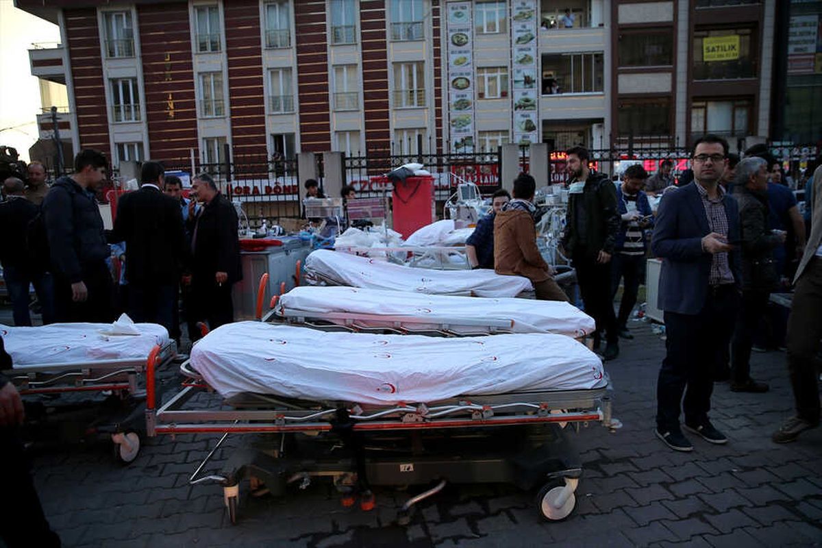 Taksim Eğitim ve Araştırma Hastanesi\'ndeki Yangın