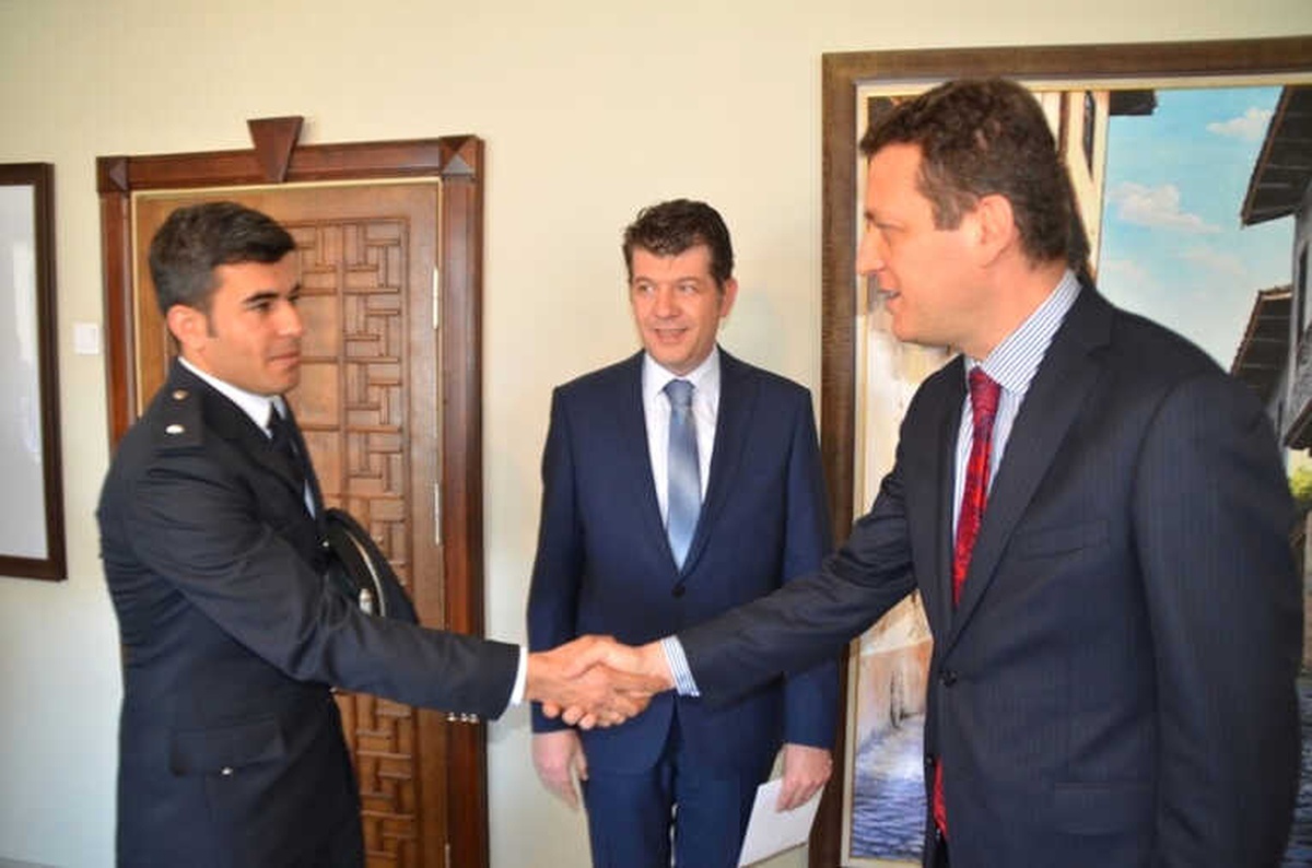 Ürkmezer, Emniyet Mensuplarını Kabul Etti