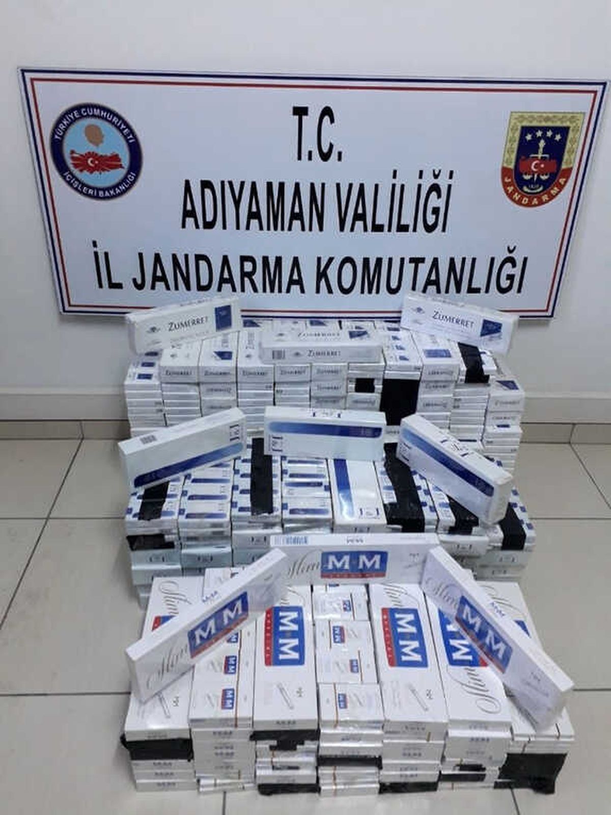 200 Karton Kaçak Sigara Ele Geçirildi