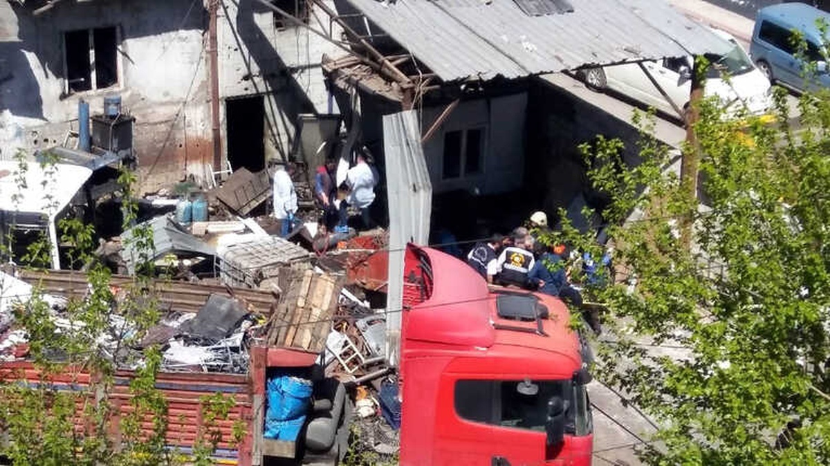 Gaziantep\'te Tüp Patlaması: 1 Ölü