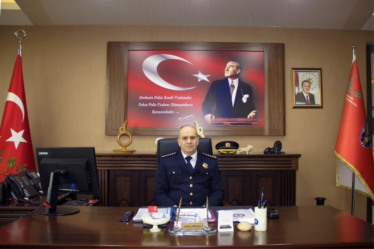 İl Emniyet Müdürü Artunay, "Türk Polis Teşkilatı\'nın Kuruluşunun 173. Yılı Kutlu Olsun"
