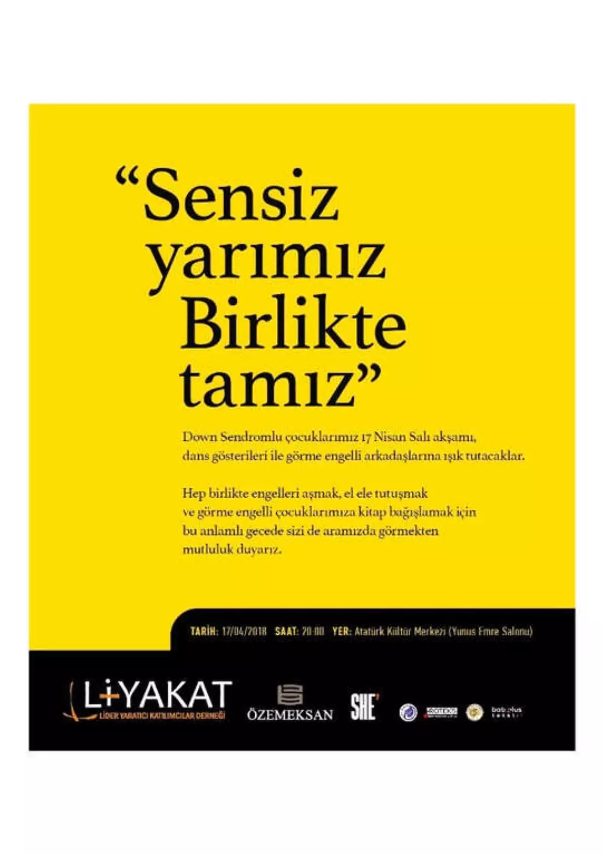 Liyakat\'la Görme Engellilere Işık Olacaklar