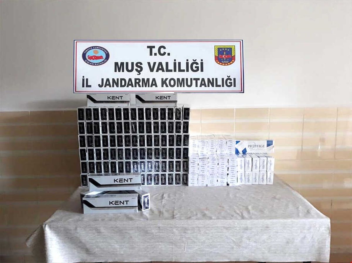 Muş\'ta Kaçak Sigara Operasyonu