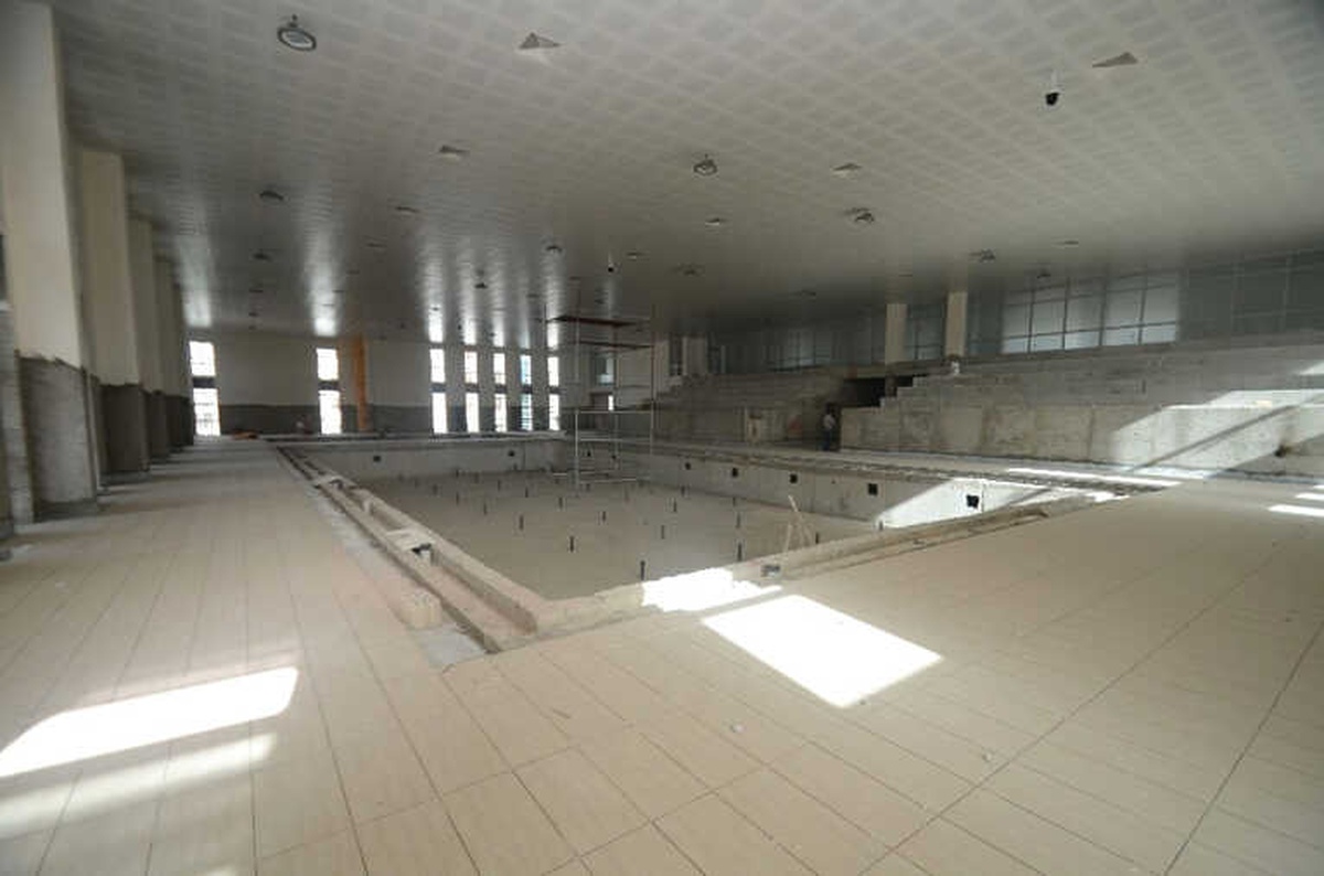 Olimpik Yüzme Havuzu Tamamlanıyor