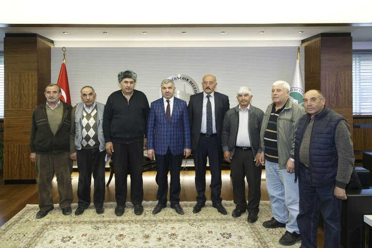 Özvatan Heyetinden Başkan Çelik\'e Teşekkür